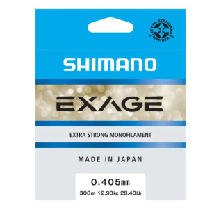 Shimano Exage 300m 0.405mm 12.9kg Steel grey