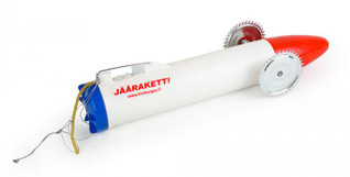 Icerocket for sliding the net line under the ice
