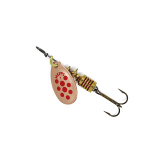 Mepps Aglia Decoree, size 1, 3,5 g; Color: Copper/Red Dots