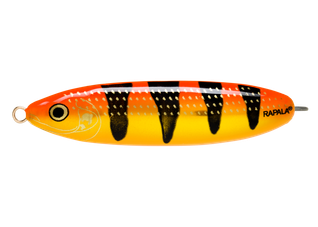 Minnow Spoon Weedless Gold Fluorescent Red Tiger 7 cm