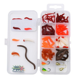 Jääusside vastsete assortii, 100 tükki, komplekt-1