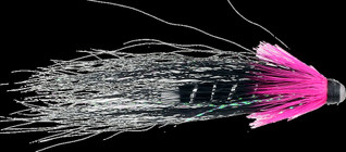 Tubefly Pink and Black 25mm, 2 pcs
