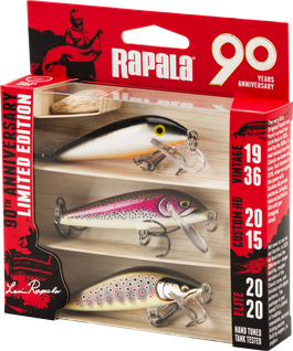 Rapala 90 Years Countdown Mid Naturistic набор приманок