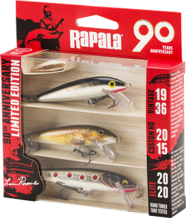 Rapala 90 Years Floater Small Naturistic набор приманок
