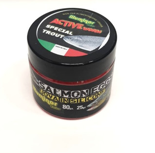 Salmon eggs punainen lohen muna Silikoni 8,5mm 80kpl