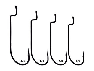 Drop shot Offset koukku #1/0 5kpl