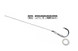 Hikara Method feeder rig Select ring  #6 0,24мм 10см  5шт