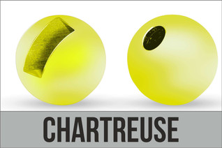 Lovitettu volframikuula 2,5mm chartreuse 10kpl