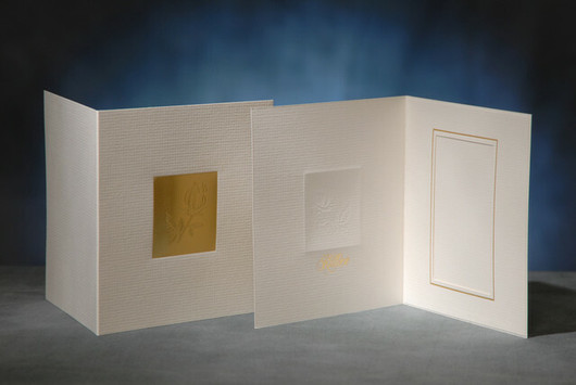 Folioitu ruusu - kortti 