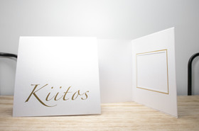 14 x 14 Kiitos - kiitoskortti 