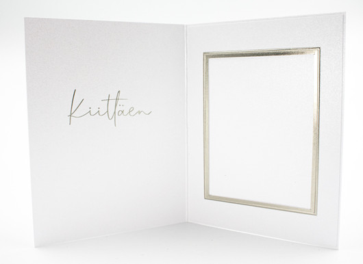 Preeglattu kiitoskortti