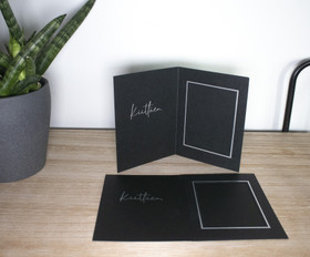 Foliopainettu kiitoskortti 