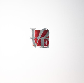 LOVE valkoinen - korttipohja