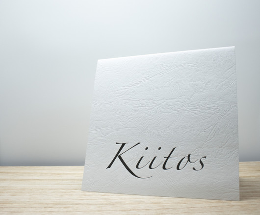 16 x 16 Kiitos - korttipohja 