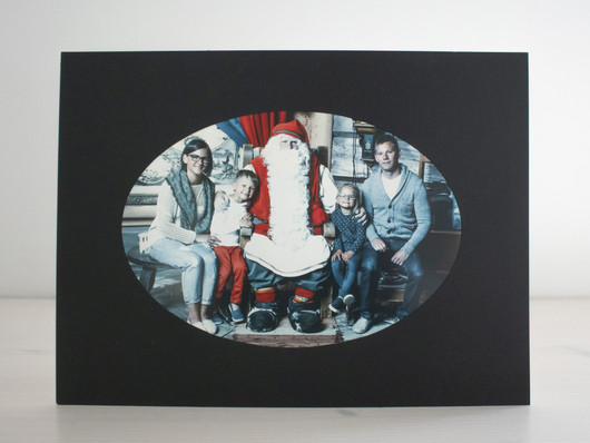 13 x 18 kuvalle soikio blanco pohjuke 