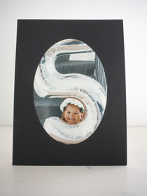 13 x 18 kuvalle soikio blanco pohjuke 