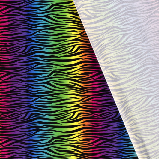 Sateenkaari seepra Lycra