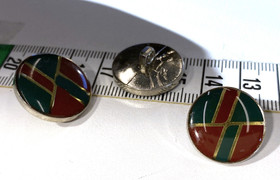 Kantanappi ruskea/vihreä 18mm