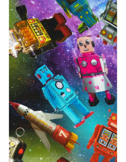 Robottiavaruus- digiprint-trikoo