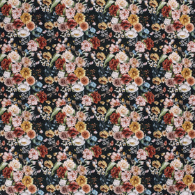 Kukat mustalla pohjalla- softshell