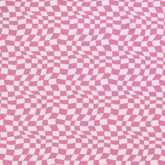 Abstraktitruudut- trikoo Pinkki