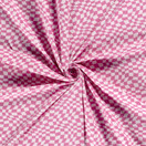 Abstraktitruudut- trikoo Pinkki