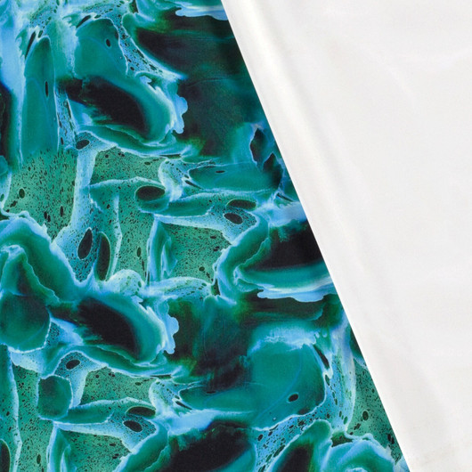 Verkkarikangas veden värit