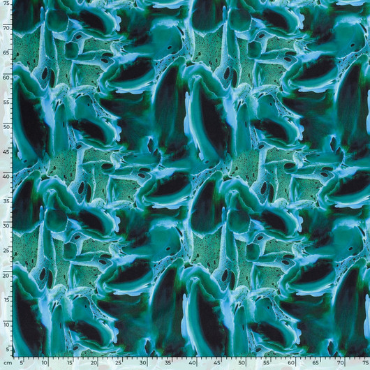 Verkkarikangas veden värit