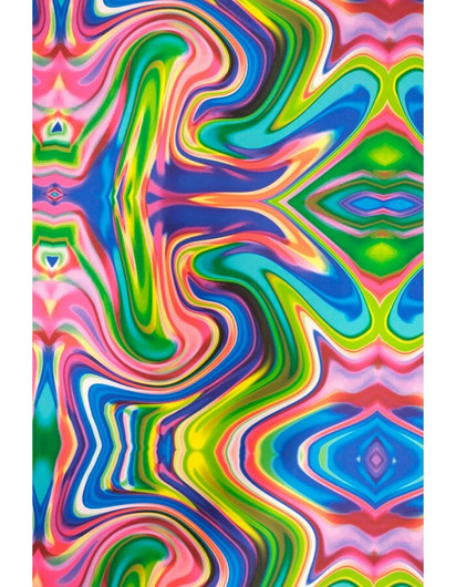 Väri kylläisyys jersey/lycra