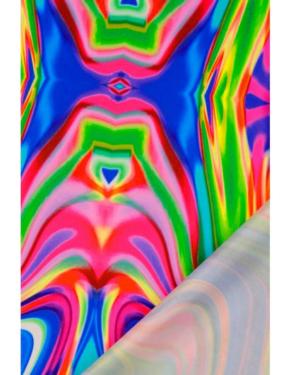 Väri kylläisyys jersey/lycra