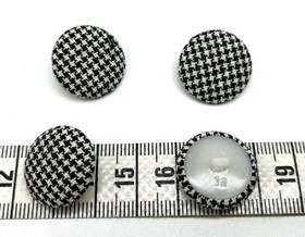 Päällystetty kangasnappi