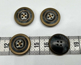 Metalli/muovinappi ympyröitä 22mm