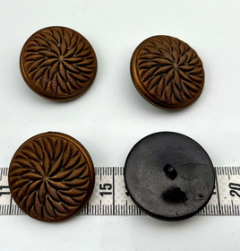 Kukkakuvioinen nappi 2 väriä