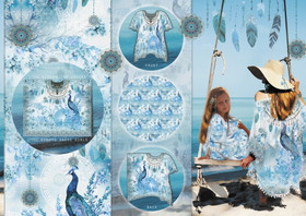 Sharon ompeluraportti sininen