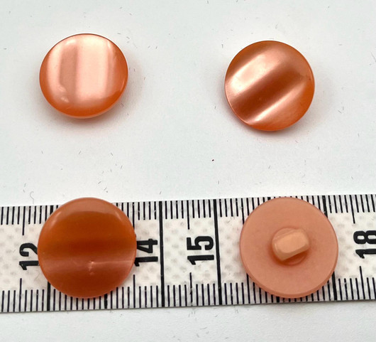 Kiiltävä oranssi kantanappi