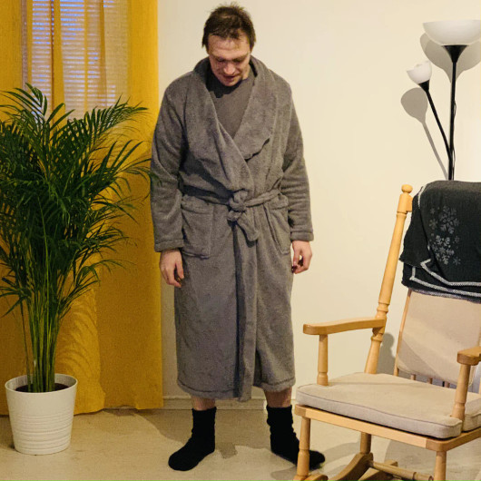 Unisex kylpytakki paperikaava