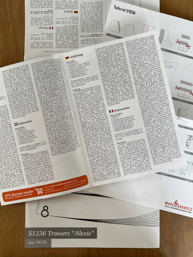 My Image reisitaskuhousut paperikaava 