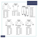 Basic set – D-mitoitus 128-182 cm Paperikaava