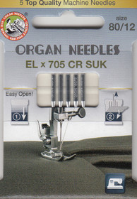 Organ Needles EL x 705 CR 80/12 koneneula