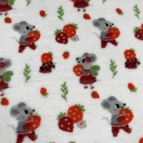 Fleece: Hiiret mansikassa