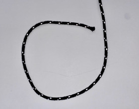 Heijastava puuvillanyöri Musta 