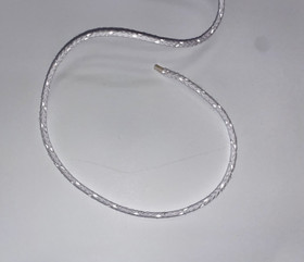 Heijastava puuvilanyöri valkoinen