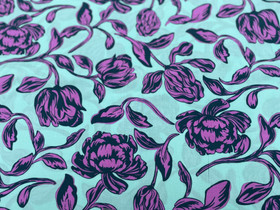 Viskoosi: Lilat kukat