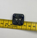 Keraaminen Nappi: Sininen neliö