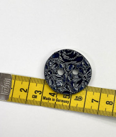 Keraaminen Nappi: Pyöreä, sininen