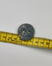 Keraaminen Nappi: Pyöreä, Harmaa