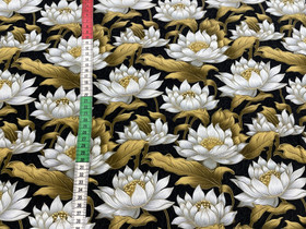 Valkoinen lootuksenkukka Bambutrikoo