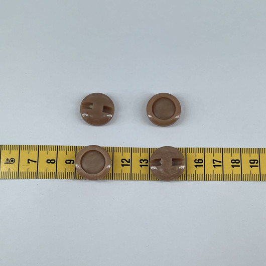 Ruskea nappi 20mm