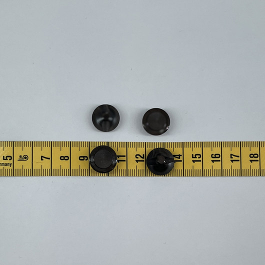 Ruskea kanta nappi 14mm