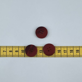 Punaruskea nappi 20mm